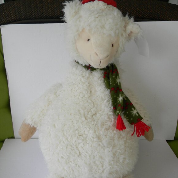 NWT G.I.L.I. Holiday Plush Animal Buddies 26"TALL LLAMA GIFT